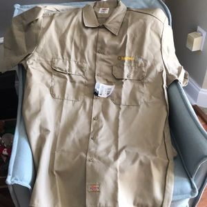 Dickies Men's Big and Tall Short Sleeve Work Shirt